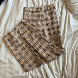 Plaid Slacks